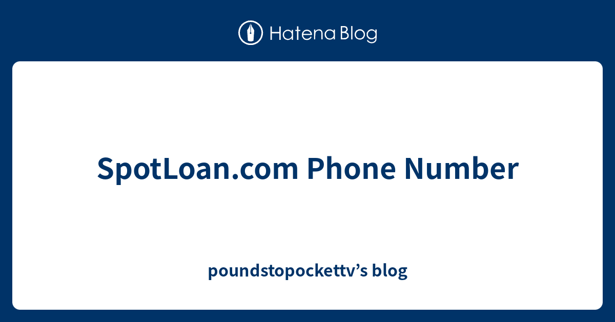 Phone Number poundstopockettv’s blog