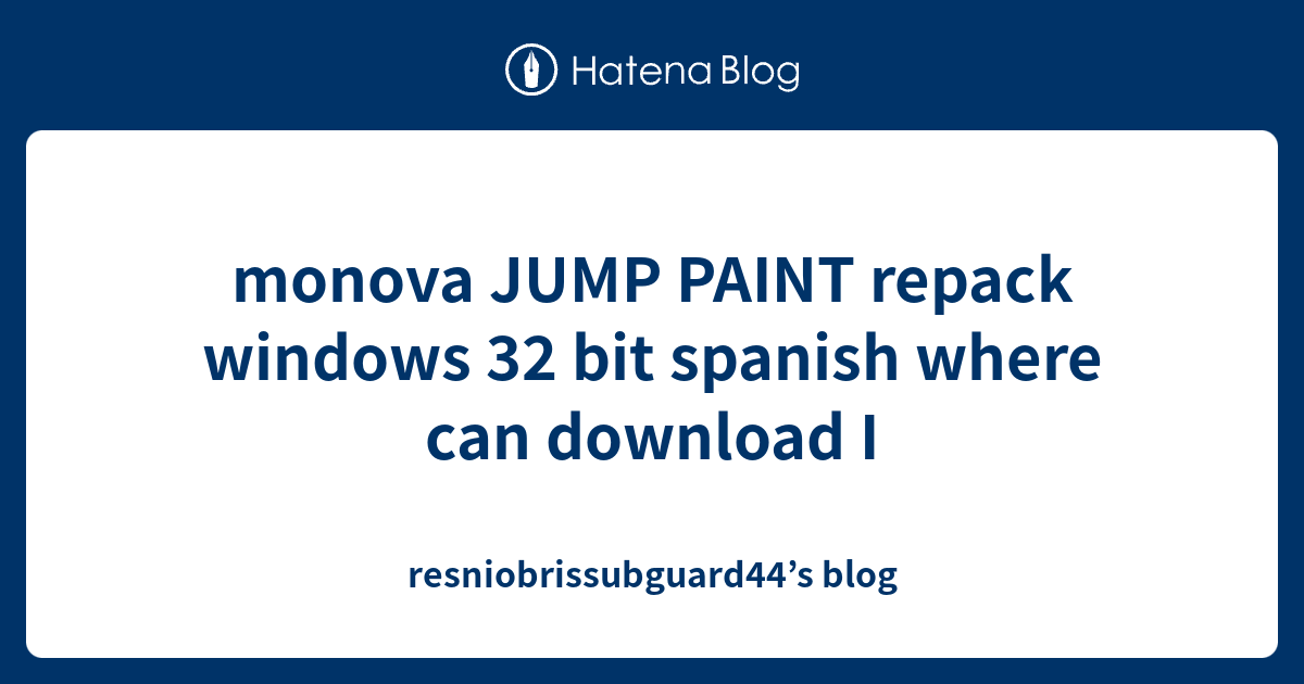 monova JUMP PAINT repack windows 32 bit spanish where can download I