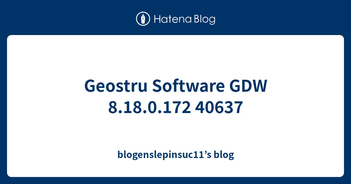 Geostru Software GDW 8.18.0.172 40637 - blogenslepinsuc11’s blog