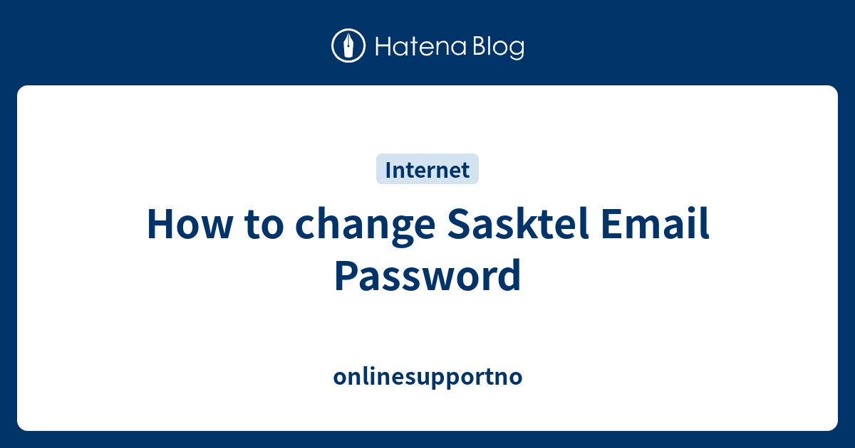 How to change Sasktel Email Password onlinesupportno