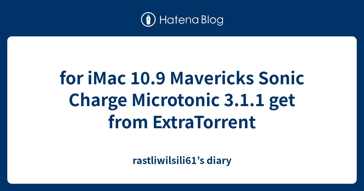 Sonic Charge Microtonic Keygen Mac Torrent