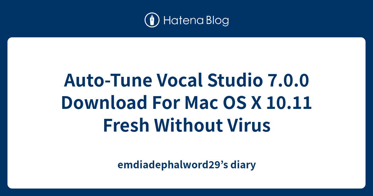Antares autotune mac kickass download