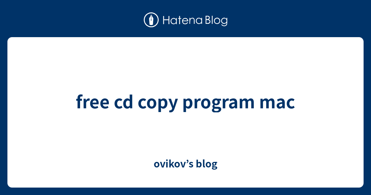 free cd copy program for windows 10