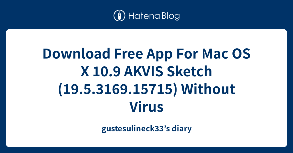 Akvis sketch free download mac installer