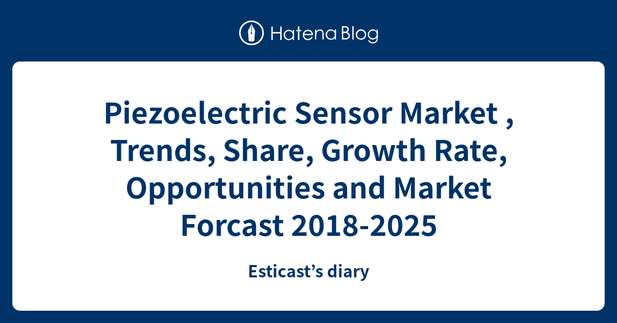 Piezoelectric Sensor Market , Trends, Share, Growth Rate, Opportunities