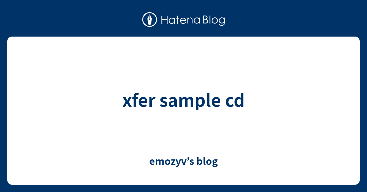 xfer sample cd emozyv’s blog