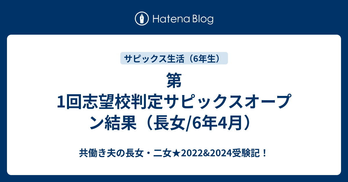 最新 未使用 2023年 サピックス 6年 第1回志望校判定サピックス